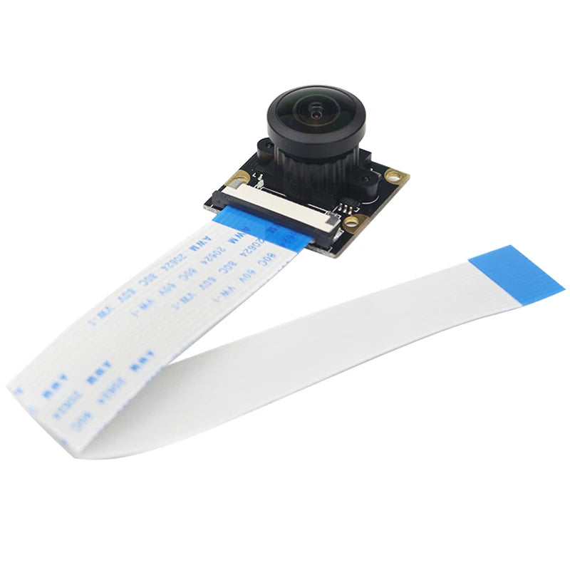 Raspberry Pi 4 Night Vision Camera with 222° Fisheye Lens, 5MP 1080p Module Compatible with Raspberry Pi 3 Model B/B+