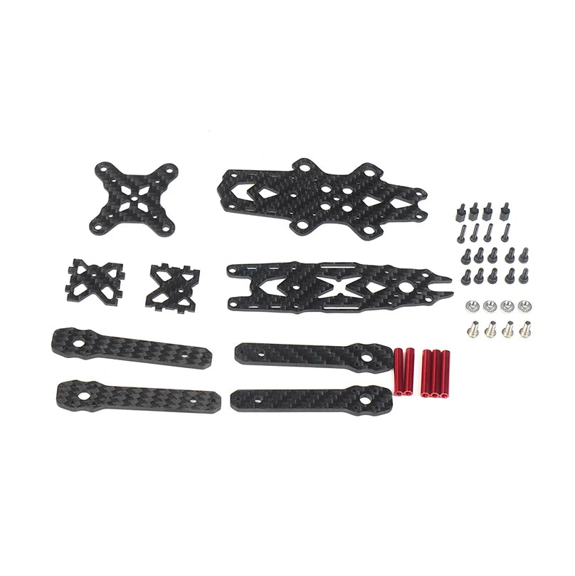 FS135 Mini FPV Racing Frame Kit – Carbon Fiber Structure for 3-Inch Props and 1103/1104/1305 Motors