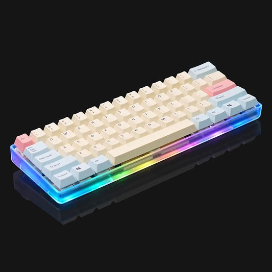 DIY DZ60 Mechanical Keyboard Kit – Open Source PCB, 61-Key Layout, Type-C, RGB, Compatible with Cherry & Gateron Switches