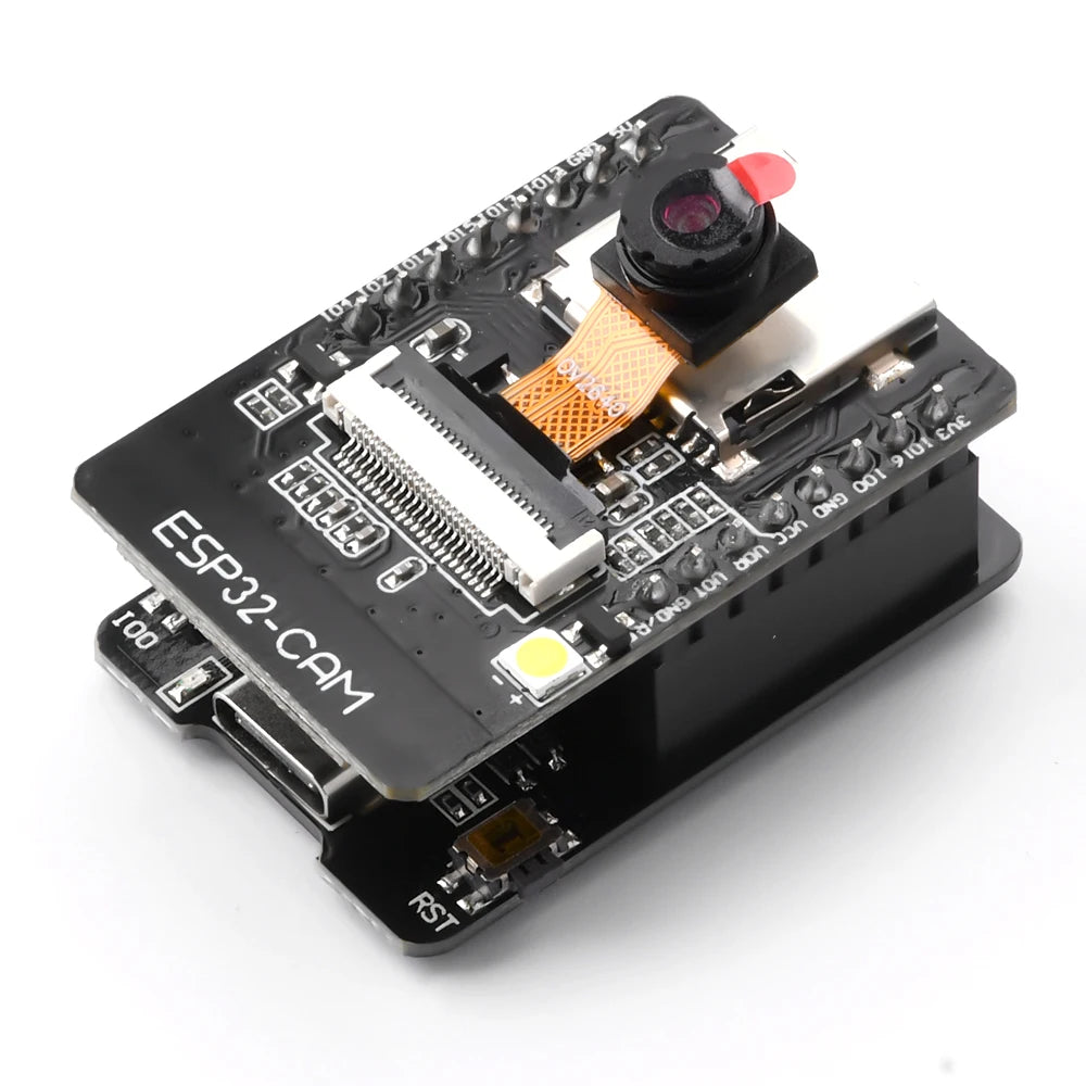 ESP32-CAM WiFi Bluetooth Development Board with OV2640 Camera Module, Type-C Interface, 4.2 Bluetooth, and CH340/FT232 Chipset