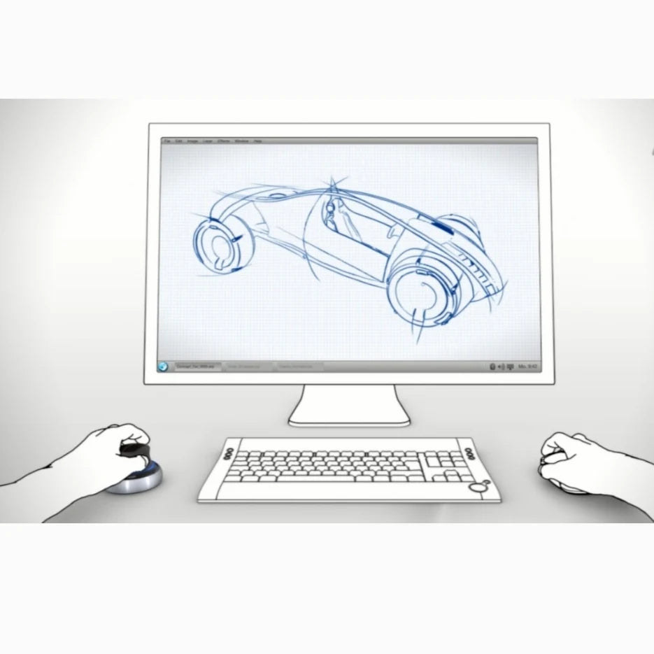 3Dconnexion SpaceMouse Wireless - Advanced 3D Navigation Mouse for CAD Professionals