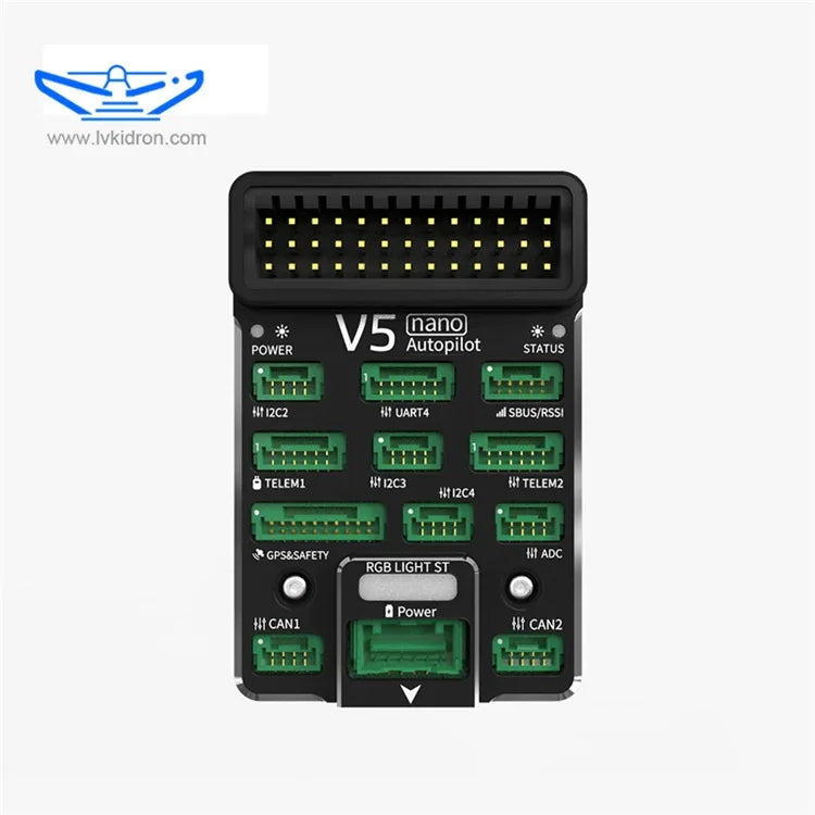 CUAV V5 Nano Open Source Flight Controller for Drone Autopilot - Compatible with PX4 APM for Quadcopter, Helicopter, and UAV Kits