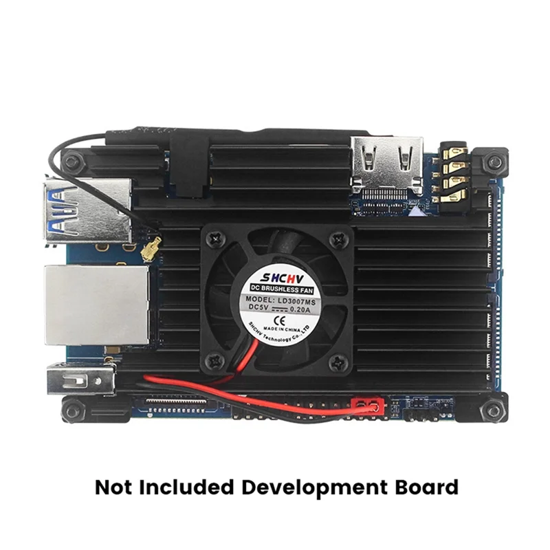 Aluminum Case with Cooling Fan for Orange Pi 4 LTS – Premium Protection and Efficient Passive Cooling Enclosure