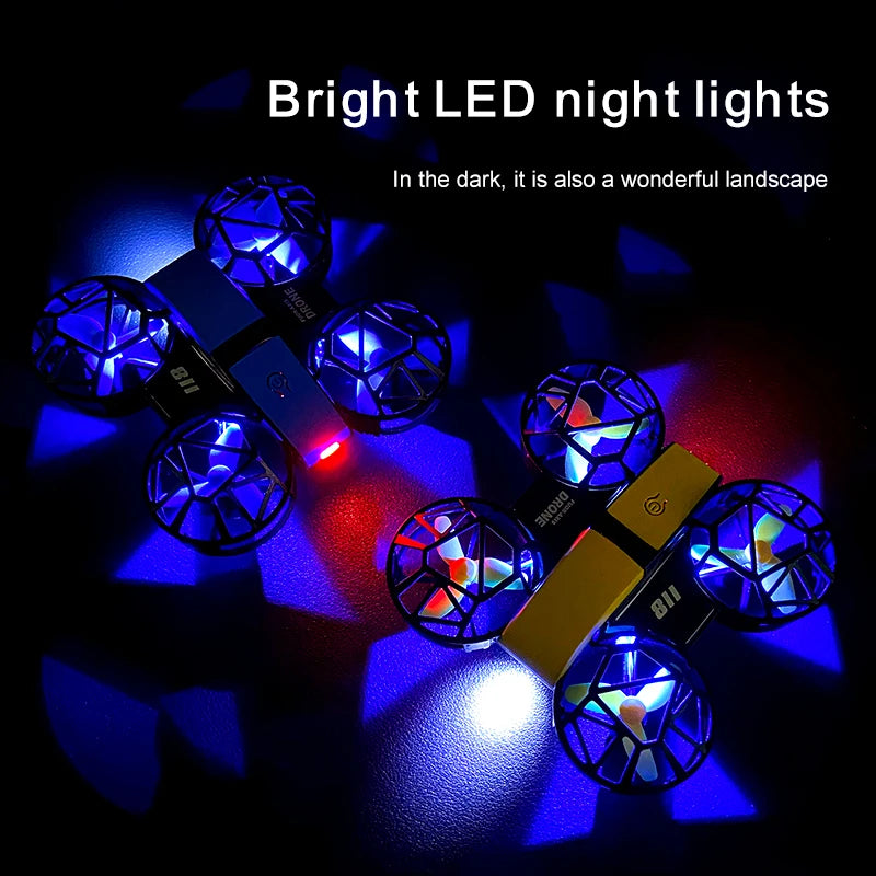 Mini Drone 811 with 4K HD Aerial Camera, WiFi FPV, and Full Shield Protection - RC Helicopter Toy for Kids