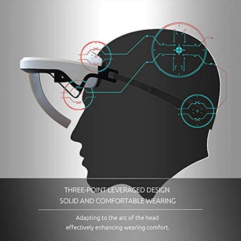 Go AR Headset: Smart 3D Augmented Reality Glasses for iPhone & Android - Immersive VR Experience for Videos & Games