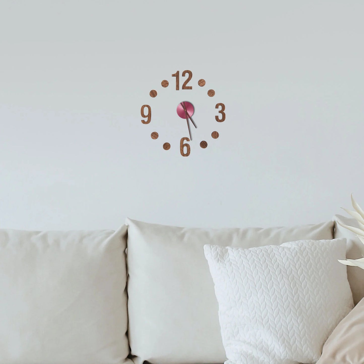 DIY Wall Clock Numerals Kit - Wooden Replacement Numbers & Hands for Custom Timepiece Crafting