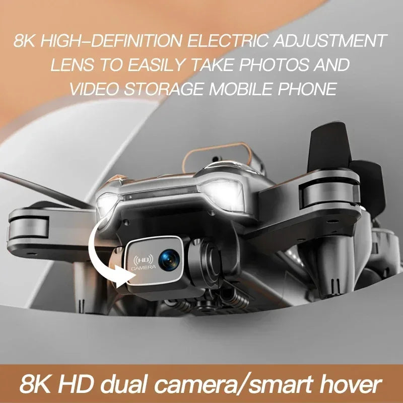 P11 Pro Max Drone 8K 5G GPS Professional Aerial Photography Drone with Dual Cameras, Obstacle Avoidance, and Brushless Motors
