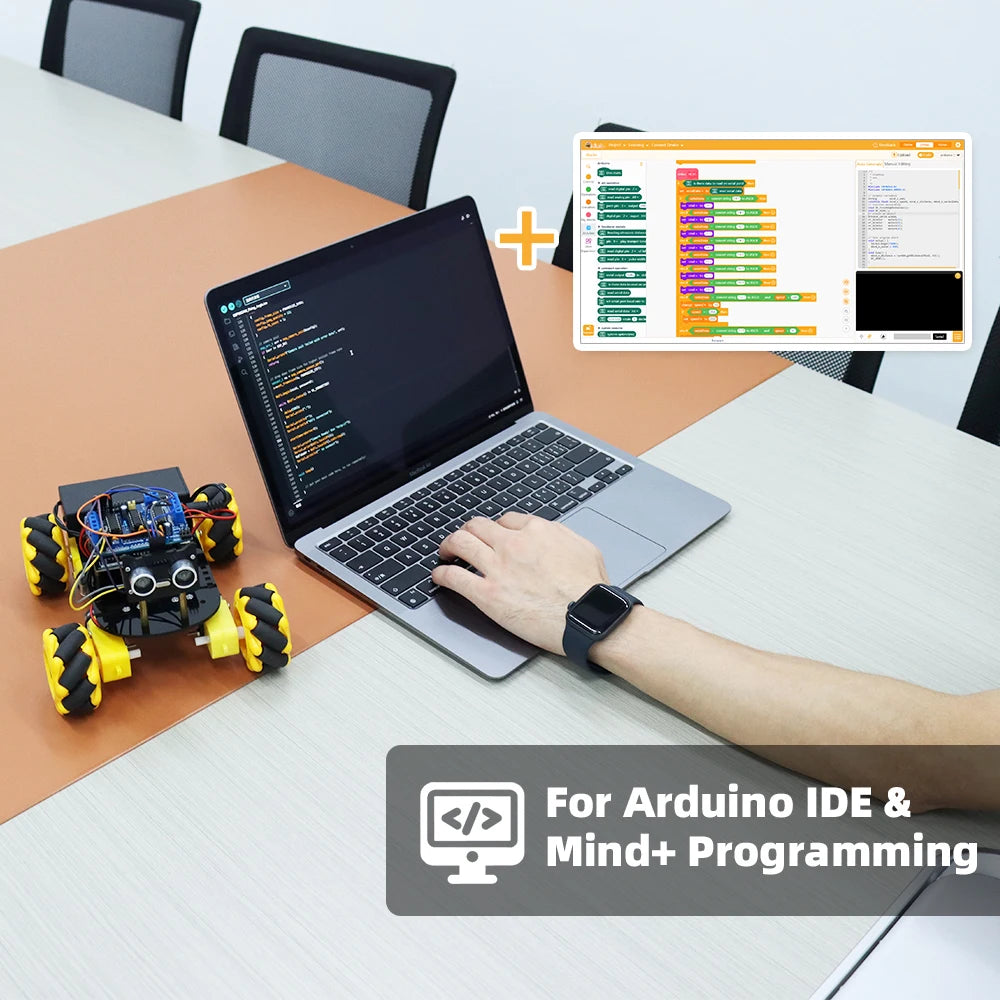 Robotics Kit for Arduino Programming - Professional Grade Electronics Set for Education and DIY Robotics Projects
