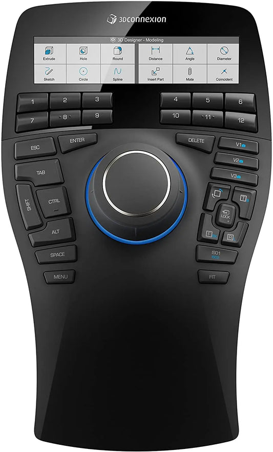 3D SpaceMouse Enterprise - Wireless 3D Navigation Mouse for CAD Professionals